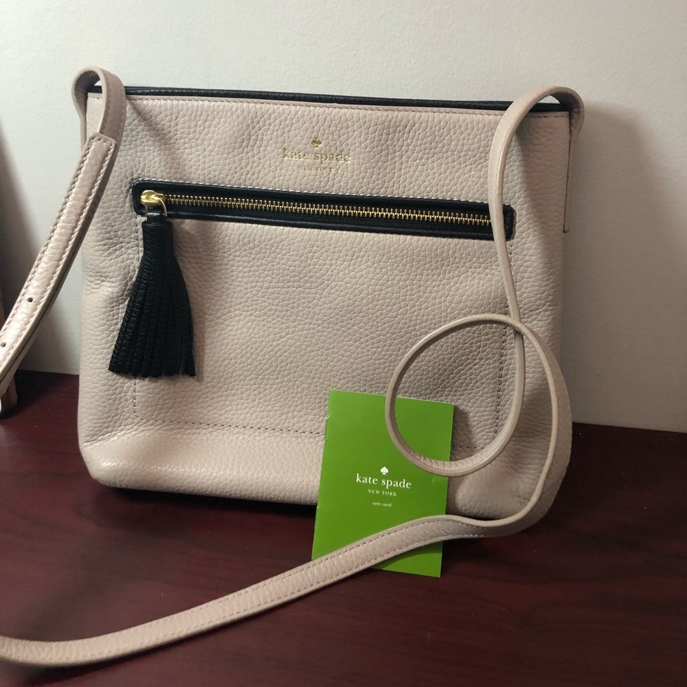 Kate spade grained leather cross body bag